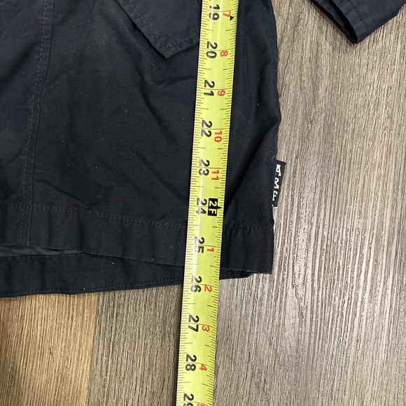 Abercrombie & Fitch Jacket Womens Small Black Anorak Military Hooded Utility - Picture 12 of 14